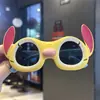 Gafas de Sol Infantiles de Dibujos Animados Monstruo Pequeño, Estilo Stitch, Gafas Unisex para Bebé, Protección UV, Gafas de Orejas Largas