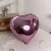 Balão de alumínio de amor de 18 polegadas decoração de casamento Dia dos Namorados Dia de Ano Novo balão layout de quarto de casamento balão de folha de alumínio em forma de coração