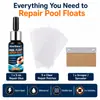 El Pegamento Reparador para Juguetes Inflables de Piscina KineShineX es impermeable y de adhesión fuerte, adecuado para flotadores, colchonetas inflables y kayaks.