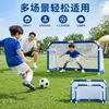 Portería de fútbol para niños y adultos, plegable y portátil, adecuada para entrenamiento en interiores y exteriores, personalizable