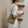 Bolso Casual de Hombro Único Hueco para Axila Madre e Hijo Estilo Vacaciones Verano 2026 Bolso de Playa Bolso Tote de Gran Capacidad para Mujeres