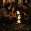 Gancho de Metal Portátil Desenho Animado Fantasma Abóbora Arte em Ferro Minimalista Moderno Peça Decorativa para Pendurar Iluminação de Jardim Luz de Ambiente