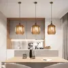 Novo Lustre Bauhaus Designer Sueco Simples Restaurante Bar Alto Padrão Hotel Lustre de Vidro Casagd