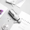 Nuevo Parasol Plata Titanio 50% de descuento Ocho Varillas Resistente al Sol y a los Rayos UV, Compacto y Portátil, Adecuado para Clima Soleado y Lluvioso, con Logo Personalizable