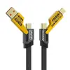 Venta al por mayor de fábrica transfronteriza 65W Cuatro en uno Adecuado para Apple Huawei Android Carga rápida Cable de datos de carga para teléfono móvil 2 a 2
