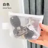 Bolsa de Almacenamiento de Malla Transparente de Nylon Portátil para Lápiz Labial, Cosméticos, Monedero, Llavero, Portatarjeta de Autobús