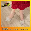 Sandalias de hebilla de una sola tira de tamaño pequeño para uso en exteriores tacón fino plateadas sexys tacones altos talla 41-42 talla grande verano 2026 nuevo artículo