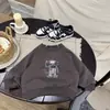 Sudadera para niño, nuevo estilo coreano otoño 2026, estampado de dibujos animados versátil, casual y a la moda, top moderno para niños de preescolar