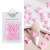 50 Bow Tie One-word Bow Ballet Nail Art Decoração Bolsa Tridimensional Fosco Resina Decoração Vestir Acessórios de Armadura