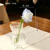 Cristalería Zibo 13cm Flor de Luna de Vid Decoración de Escritorio Hecha a Mano Artículo de Regalo Flor Eterna Lujo Ligero