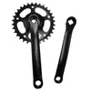 Pedaleira de Bicicleta 32/36 Dentes Boca Quadrada Ferro Coroa 24/26/Universal Pedivela Bicicleta Estudante Velocidade Única Decoração de Pedivela