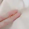 Yinzhen Celebrante en Vivo en Línea Pendientes Redondos Distintivos de Cuentas de Plata para Mujer Estilo Coreano Simple Joyería de Tremella Pura Regalo de Moda
