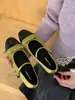 Nuevos Zapatos de Mujer Primavera y Verano 2026, Delicados Zapatos Mary Jane con Lazo Estilo Chanel, Zapatos de Ballet de Hada con Bloques de Color de Nicho