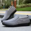 Sapatos de Tecido Old Beijing Masculinos para Primavera e Outono, Sapatos Casuais Masculinos de Calçar, Sapatos de Trabalho Duráveis para Idosos, Direto da Fábrica