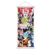 Fábrica de Guangdong Dragon Ball Super Animación Pergamino Colgante Imagen Secundaria Dibujos Animados Periférico Póster Pintura Decorativa para Dormitorio