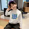 Camiseta Base para Niños 2026 Otoño/Invierno Nuevo Estilo para Niños Versátil de Forro Polar Cálida Capa Interior Cuello Semi-Alto Manga Larga