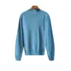 Suéter de malha de cashmere estilo casual para mulheres, gola alta discreta, manga longa, corte solto, cor sólida, top base macio e aconchegante