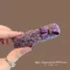 Acessório de Cabelo de Alta Qualidade Estilo Japonês-Coreano, Peludo Roxo, Presilha de Cabelo para Franja e Cabelo Lateral, Presilha de Cabelo de Alta Qualidade para Mulheres