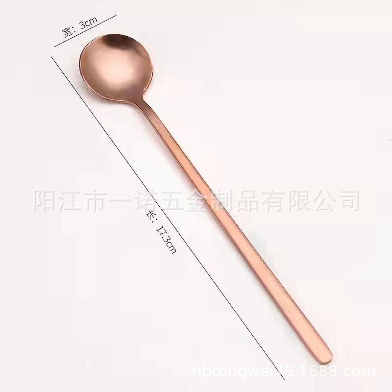 圆头勺玫瑰金