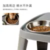 Comedero para mascotas transfronterizo para perros grandes, comedero doble elevado plegable clásico para perros de tamaño mediano y grande, comedero para golden retriever, comedero para comida