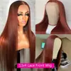 Peluca de mujer europea y americana peluca de encaje frontal cabello de generación cabello largo y liso de mujer juego de cabeza de fibra química juego de peluca de encaje
