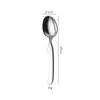Colher de Aço Inoxidável 304 Talheres Infantis Faca Garfo Colher Mingyue Comida de Bebê Garfo de Bolo Colher Estilo Ins Colher de Sobremesa