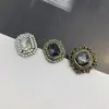 Accesorios de aleación de diamante barroco serie negro oscuro industria pesada retro pasador accesorios para el cabello zapatos con agujero flor material DIY