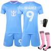 2526 Traje azul Jersey de Club de Grandes Ligas Nuevo Miami Dos Visitante No.10 Messi Jersey de Fútbol