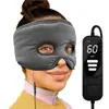 Mascarilla Eléctrica USB para Ojos Calefactora Temporizador de Tres Velocidades Mascarilla Facial Calefactora de Grafeno Compresa Caliente Calentamiento Calidez Circunferencia de la Cabeza Personalización