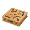 Brinquedo para gato para autoentretenimento e alívio do tédio, caixa de jogo educativa, varinha catnip para gastar energia, labirinto com guizo, suprimentos para animais de estimação