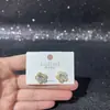 Brincos Zero-Shang Zircônia Outono/Inverno para Mulheres, Design Original, Galvanoplastia Ecológica, Pino de Prata S925, Atacado para Lojas, Cuidado com o Furo da Orelha