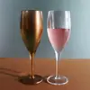 Venta directa de fábrica vasos de champán coloridos de plástico PS de 2.5 oz vaso de cóctel acrílico