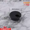 Tampa de furo para fios de mesa caixa de passagem para mesa de computador mesa de escritório grão de madeira preto branco redondo à prova de poeira caixa de passagem atacado ABS