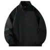 Ropa de hombre Enbu primavera y otoño nueva chaqueta con cuello alto, marca de moda unisex ins juvenil abrigo versátil para hombre, transfronterizo