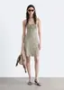 Vestido com Estampa Floral de Férias Estilo Resort Francês com Alças para Mulheres, Verão 2026, Elegante e Emagrecedor Vestido para Chá