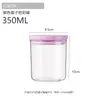 Pote de Armazenamento com Tampa de Bambu Pote de Armazenamento de Grãos Transparente Pote para Frutas Secas Chá Pote Selado à Prova de Umidade para Cereais da Cozinha