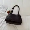 Bolso de mano informal para el día a día 2026 Otoño Temprano Nuevo de Moda Gran Capacidad Alto Valor Color Sólido Moderno Bolso de Hombro para Debajo del Brazo