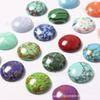 20mm de espessura 5.5-6mm semi-circular anel face pedra artificial DIY caixa de tesouro de jóias incrustada com diamante jóias estilo étnico