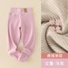 Pantalones Térmicos de Cachemira y Seda para Niños Otoño e Invierno Nuevos Leggings Interiores para Niños y Niñas Pantalones de Algodón con Forro Polar Esencial para Uniforme Escolar