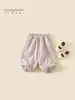 Pantalones Casuales para Niña Otoño 2026 Nuevo Estilo Coreano Pantalones de Pierna Recta Tipo Linterna para Niños Primavera y Otoño Pantalones Bordados para Bebé Niña