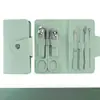 Set de Cortauñas de Acero Inoxidable Transfronterizo Set de 16 Piezas Herramientas para Pedicura Casera Tijeras de Manicura Tijeras Oblicuas