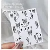 Tomoni Jelly Hielo Estéreo Pegatinas Transparentes para Uñas Estilo Maduro Ligero Popular de Gama Alta Pegatinas para Uñas Joyería de Estrella Sueño Mariposa