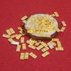 Mini lingote de ouro pequeno de liga imitação de lingote de ouro cornucópia pote de arroz enchimento decorações criativas ornamentos de presente