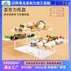 Bandeja de Postres, Pasteles y Comida Acrílica de Múltiples Niveles Hecha a Medida de Fábrica para Catering, Fiestas, Bodas, Soporte de Exhibición Ajustable y Desmontable