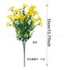 Arranjo Floral Decorativo Flor Trombeta, Buquê de Flores Artificiais Vermelhas, Folhagem Artificial, Flores de Seda, Plantas Florais Simuladas, Ipomeia