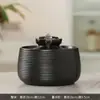 Adorno Creativo de Cerámica con Agua Fluyente, Agua Circulante para la Riqueza, Pequeña Decoración de Escritorio para Sala de Estar y Oficina, Regalo de Rueda Feng Shui