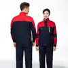 Verdeado de Propiedad de Fábrica Mantenimiento Municipal Ropa de Trabajo Estampada a Medida Ropa de Protección Laboral Uniformes de Trabajo Mangas Largas Tiras Reflectantes