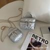 Guangzhou Portátil Menina Verão 2022 Nova Tendência Bolsa de Corrente Xadrez Diamante Bolsa Transversal Estilo Ocidental de Alta Qualidade Explosiva Bolsa Quadrada Pequena