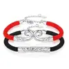 Pulsera de Pareja Maldición de Aro Estudiante Regalo para Amor a Larga Distancia para Hombres y Mujeres Pulsera de Aro Dorado Cuerda de Mano de Goku Mito Negro