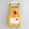 Delantal de Cocina de Dibujos Animados para Cocina Casera Delantal para Adulto Ropa de Trabajo Nueva Transpirable Estampado Antifouling Catering Especial para Mujeres